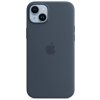 Pouzdro a kryt na mobilní telefon Apple Apple iPhone 14 Plus Silikonový kryt s MagSafe bouřkově modrý MPT53ZM/A