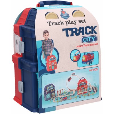 Wiky Vehicles Vlaková dráha v kufříku 142 dílků 110x46x36,5 cm – Zboží Dáma