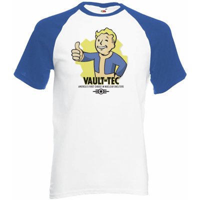Pánské tričko Fallout Vault Boy modrý rukáv – Hledejceny.cz