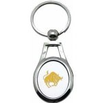 Přívěsek na klíče ovál Býk – Sleviste.cz