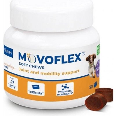 Virbac Movoflex M Měkké kloubní krokety pro psy od 15 do 35 kg 30 kroket – Hledejceny.cz