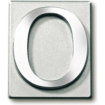 Domovní číslice samolepící stříbrná 0 4,7 cm – Zboží Mobilmania