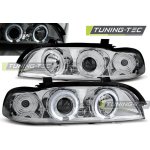 Tuning-Tec Přední čirá světla BMW 5 E39 (1995 - 2003) - chromované - Angel Eyes – Hledejceny.cz