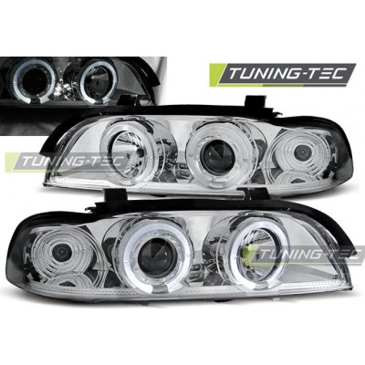 Tuning-Tec Přední čirá světla BMW 5 E39 (1995 - 2003) - chromované - Angel Eyes – Hledejceny.cz