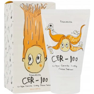 Elizavecca Milky Piggy CER-100 Collagen Ceramide Coating Protein Hair Treatment Regenerační maska na vlasy 100 ml – Zbozi.Blesk.cz