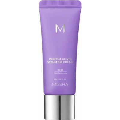 Missha BB-krém M Perfect Cover Serum BB Cream No.23 Natural Beige 20 ml – Zboží Dáma