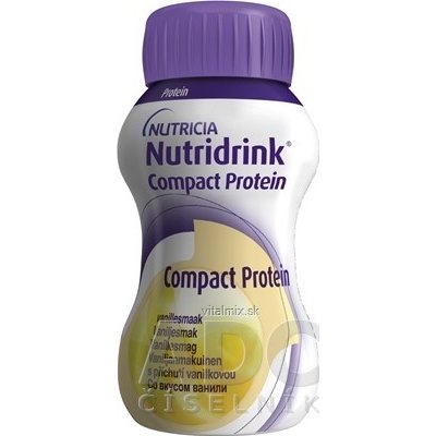 NUTRIDRINK COMPACT PROTEIN S PŘÍCHUTÍ VANILKOVOU POR SOL 24X125ML