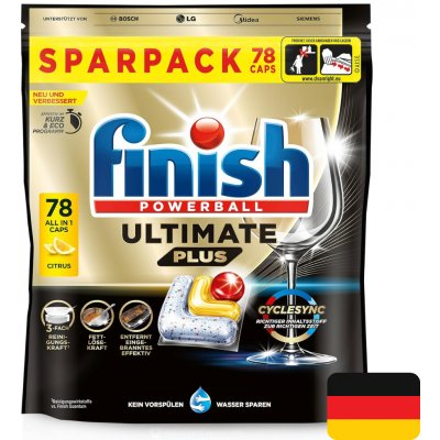 Finish tablety do myčky Ultimate Plus All in1 Citrus 78 ks – Zboží Mobilmania