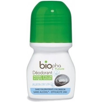 BioPha Květ lnu dámský deodorant roll-on 50 ml