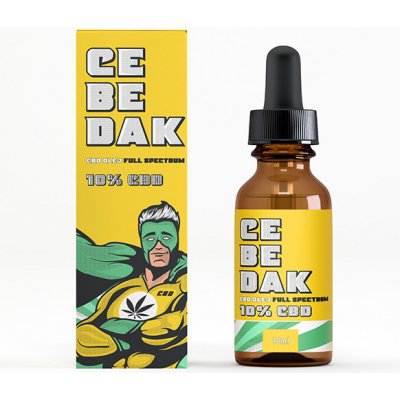 Cebedak CBD olej full spectrum 10 % 1000 mg 10 ml – Zbozi.Blesk.cz