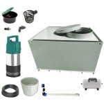 Mravec plast nádrž na dešťovou vodu s čerpadlem a splachování dvouplášťová hranatá 12m³ – Zboží Mobilmania