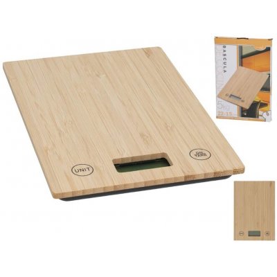 váha 5kg digit. kuchyňská BAMBUS 21,5x15 – Zboží Dáma
