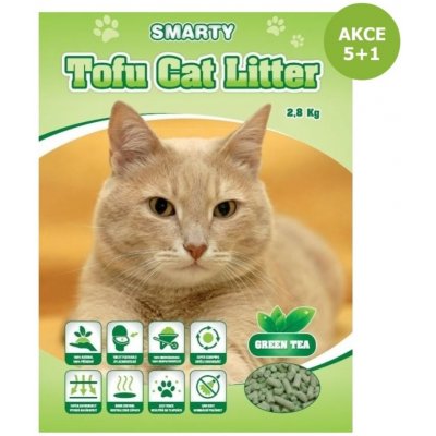 Juko Smarty Tofu Cat Litter Green Tea podestýlka 6 l