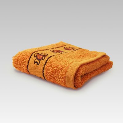 Dobrý Textil Dětský ručník s motivy Oranžová | 30 x 50 cm – Zboží Mobilmania