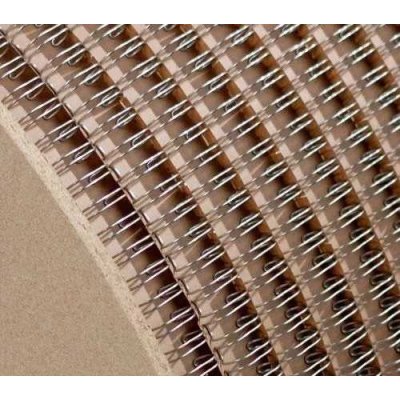 Copierland Drátěné hřbety na cívce 3:1 - 9,5 mm (3/8") - 47.000 závěsů - stříbrné – Zboží Živě