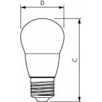 Philips LED žárovka LED E27 7W = 60W 806lm 4000K Neutrální bílá LED žárovka E27 7W 4000K 230V P48 FR – Hledejceny.cz