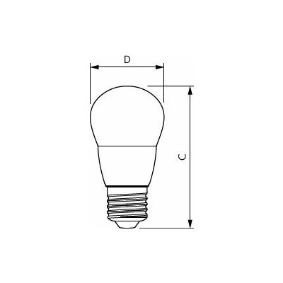 Philips LED žárovka LED E27 7W = 60W 806lm 4000K Neutrální bílá LED žárovka E27 7W 4000K 230V P48 FR – Hledejceny.cz