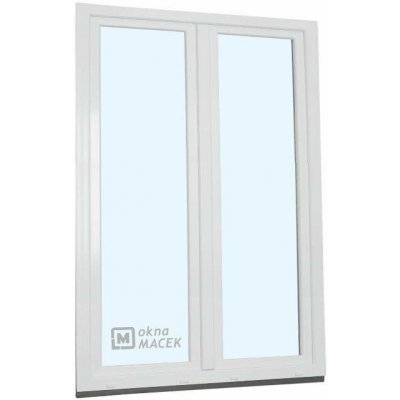 Kömmerling balkonové dveře 70 AD O+OS klapačka pravé bílá 120 x 200 cm jednostranná klika + madýlko + PVC rám – Hledejceny.cz