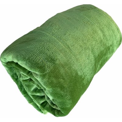Pragati Fashion mikroflanel lahvově zelená deka 200x220 – Sleviste.cz