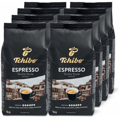 Tchibo Espresso Sicilia Style zrnková 8 x 1 kg – Hledejceny.cz