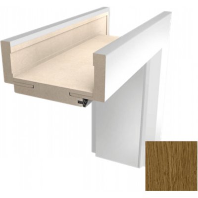 Naturel Obložková zárubeň 90 cm pro tloušťku stěny 14-18 cm dub levá O3DP90L – HobbyKompas.cz