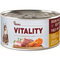 Akinu VITALITY Kuřecí & krevety 70 g