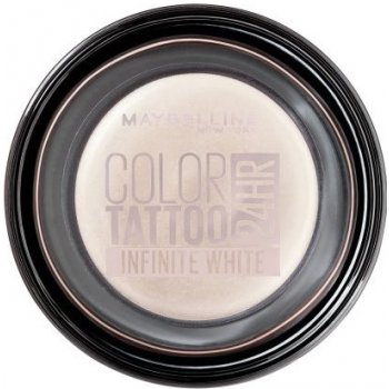 Maybelline Color Tattoo 24h oční stíny 45 infinite white 4 g