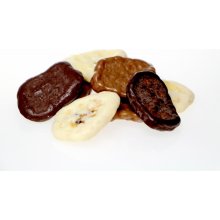 Banán chips MIX čokoláda mléčná hořká bílá 100 g