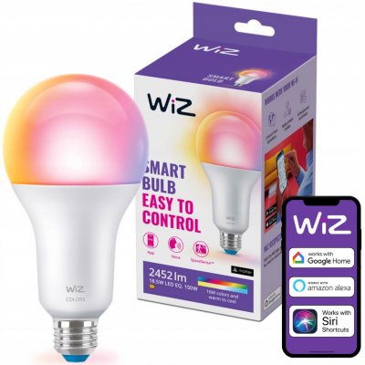 WiZ Colors 8719514554634 inteligentní žárovka LED E27 18,5W 2452lm 2200-6500K RGB stmívatelná – Zboží Živě