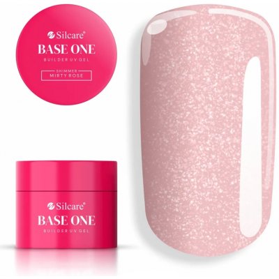 Silcare Base One Shimmer Misty Rose gel 15 g – Zboží Dáma