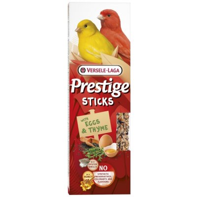 Versele-Laga Prestige Sticks tyčinky vejce & tymián pro kanáry 60 g – Hledejceny.cz