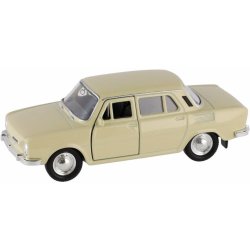 Welly Dromader Auto Škoda 100 11cm béžové 1:34