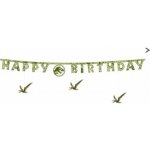 GIRLANDA VELKÁ JURSKÝ SVĚT HAPPY BIRTHDAY – Hledejceny.cz