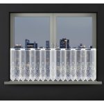 Dekorační metrážová vitrážová záclona AMINA bílá výška 45 cm MyBestHome – Zboží Dáma