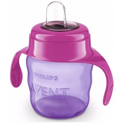 AVENT Hrneček s měkkým pítkem 200 ml růžová – Zboží Mobilmania