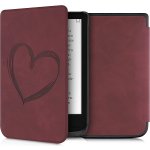 KW Mobile Brushed Heart KW5022804 pro Pocketbook 616/617/627/628/632/633 tmavě červené – Zboží Mobilmania