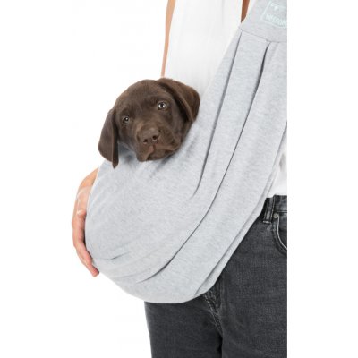 SOFT front carrier přední látkové nosítko taška světle šedá mátová 22 x 20 x 60 cm – Hledejceny.cz
