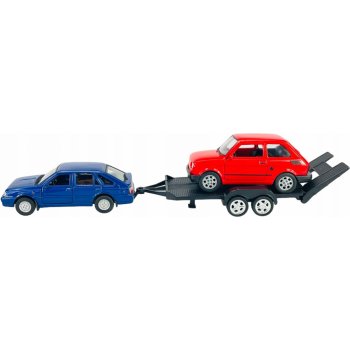 Welly Autovlek Volvo XC90 + VW The Beetle 1:34