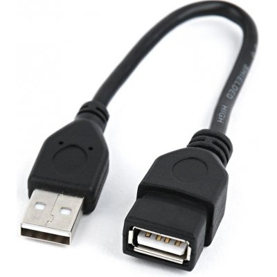 Gembird CCP-USB2-AMAF-0.15M USB 2.0, A-A prodlužovací, 0,15m, černý – Zboží Mobilmania