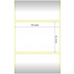 Papírové štítky Zebra/Motorola nalepovací štítky 76mm x 51mm (800283-205) – Zboží Živě