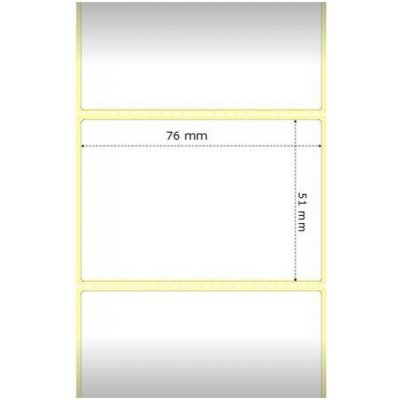 Papírové štítky Zebra/Motorola nalepovací štítky 76mm x 51mm (800283-205) – Zboží Živě