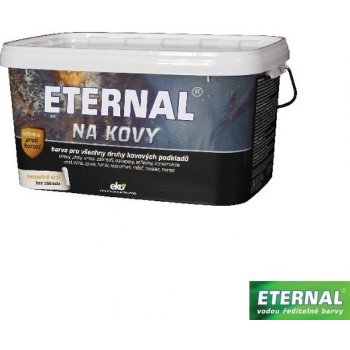 Eternal Na kovy - antikorozní barva na kov 5 kg Světle šedá 402