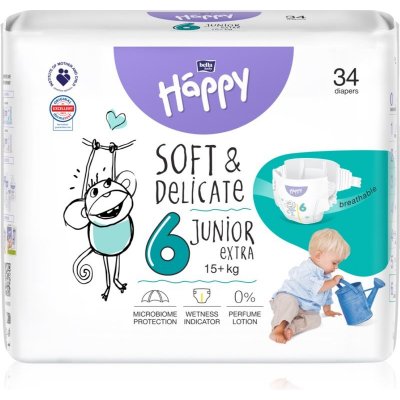 Bella Happy 6 JUNIOR EXTRA 15+kg 34ks – Zbozi.Blesk.cz