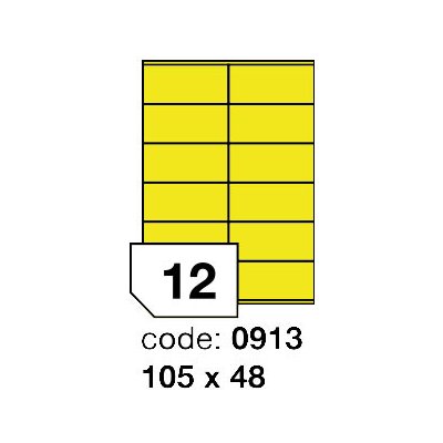 Rayfilm 105x48 mm 300 archů, matně žlutá, R0121.0913D – Hledejceny.cz