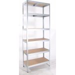 Biedrax Regál 50 x 90 x 270 cm 6 polic pozink – Zboží Dáma