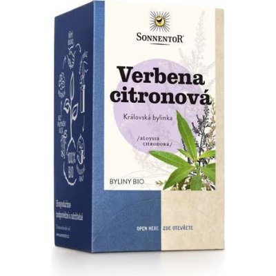 Sonnentor BIO bylinný čaj Verbena citronová Aloysia citrodora porcovaný 18 sáčků – Zbozi.Blesk.cz