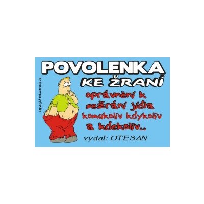 Povolenka ke žraní – Hledejceny.cz