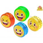 Jojo smajlík 6 cm na baterie se světlem – Zboží Dáma