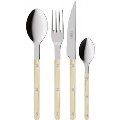Sabre Paris Sada příborů Bistrot Brillant Faux Horn 4 ks