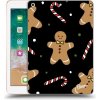 Pouzdro na tablet Picasee silikonový obal pro Apple iPad 9.7 2018 6. gen Gingerbread černý